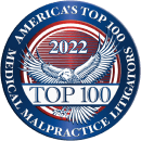 americas top 100 medical malpractice littigations badge