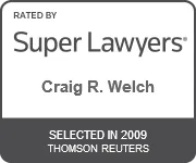 Craig R. Welch super lawyers badge