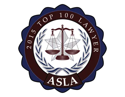 asla top100 lawyer badge
